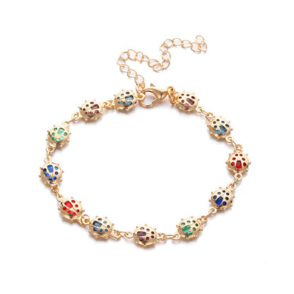 Bracelet farandole cocinelle