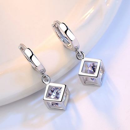 Boucles d'oreilles Cube La Boutique du Bonheur