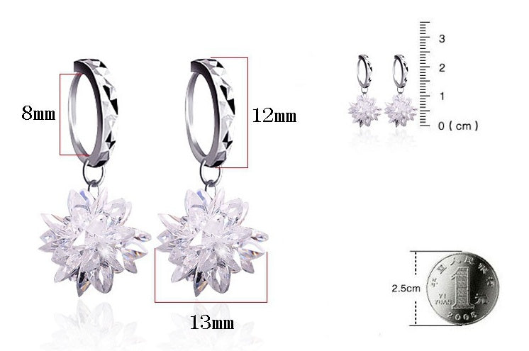 Boucles d'oreilles Glace La Boutique du Bonheur