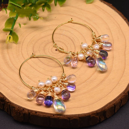 Boucles d'oreilles en cristal La Boutique du Bonheur