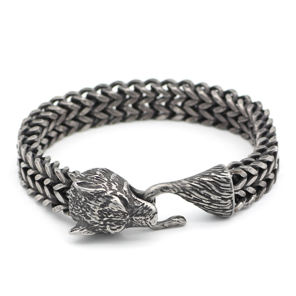 Bracelet tête de loup La Boutique du Bonheur