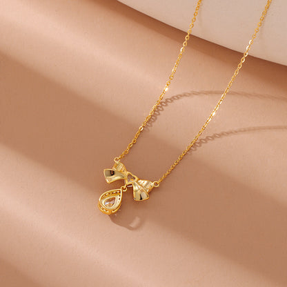 Collier Noeud Larmes La Boutique du Bonheur