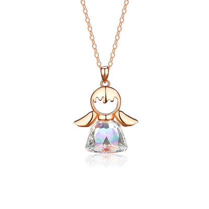 Collier cristal Petit Ange La Boutique du Bonheur