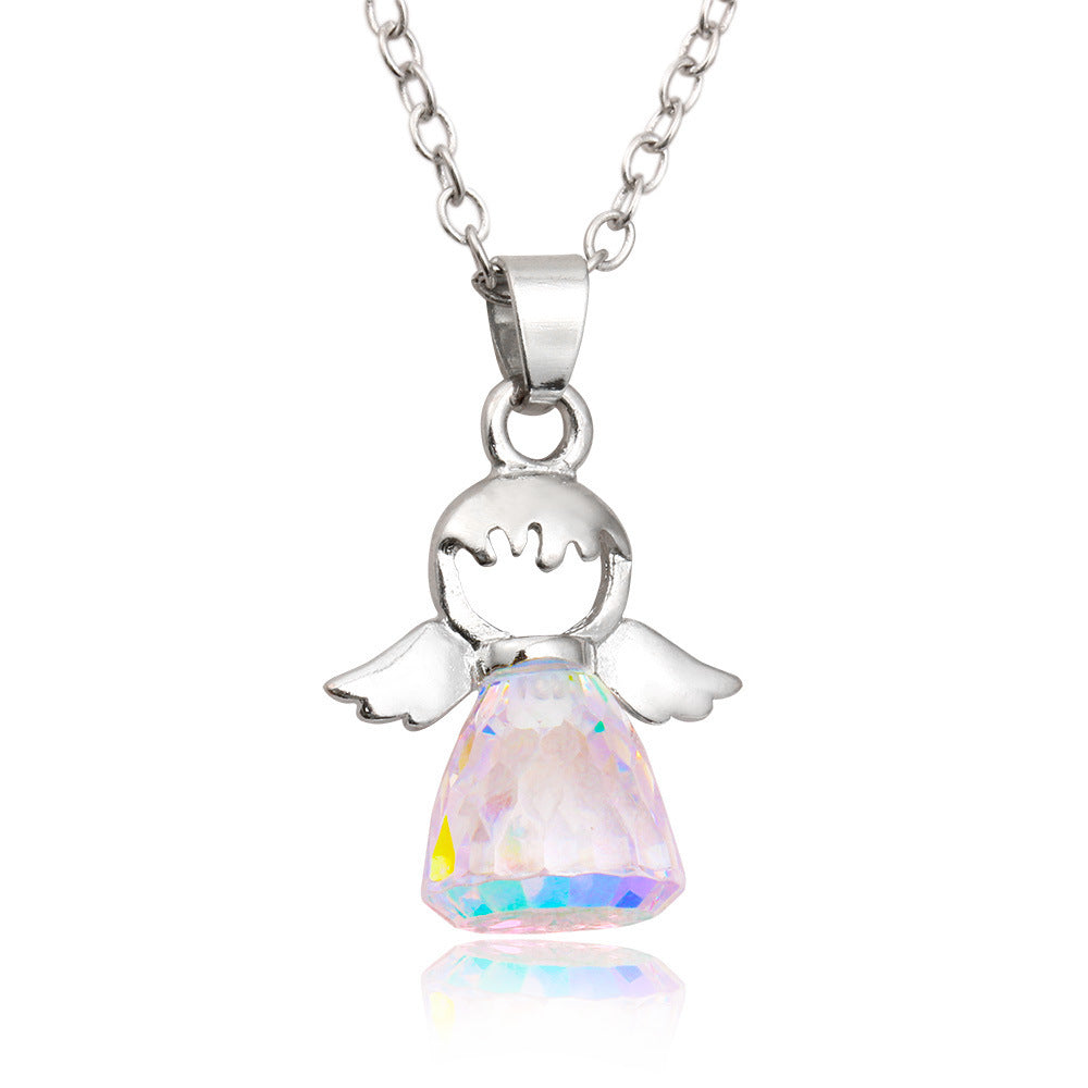 Collier cristal Petit Ange La Boutique du Bonheur