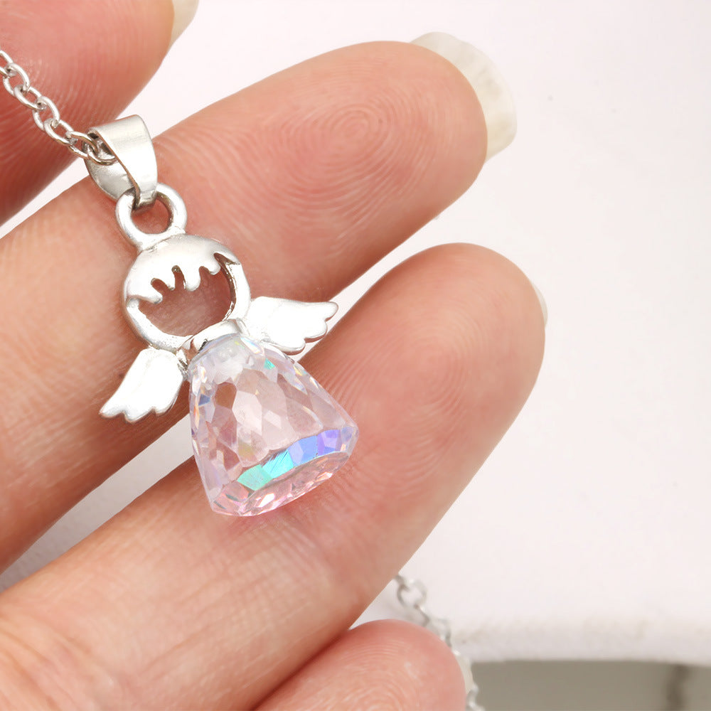 Collier cristal Petit Ange La Boutique du Bonheur